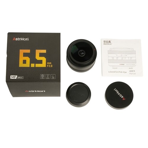 AstrHori 6.5mm F/2 APS-C Balıkgözü Lens (FujiFilm X)