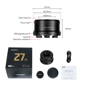 AstrHori AF 27mm F/2.8 Lens (Sony E) - Thumbnail