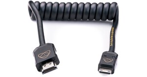 Atomos - Atomos ATOM4K60C3 – AtomFLEX HDMI (Type-A) Erkek – Mini-HDMI (Type-C) Erkek Sarmal Kablo (30–60 cm)