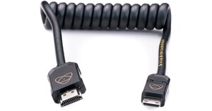 Atomos - Atomos ATOM4K60C4 – AtomFLEX HDMI (Type-A) Erkek – Mini-HDMI (Type-C) Erkek Sarmal Kablo (40–80 cm)