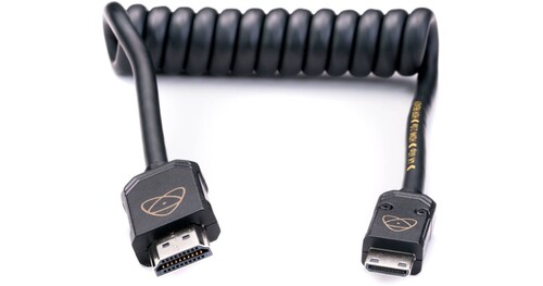 Atomos ATOM4K60C4 – AtomFLEX HDMI (Type-A) Erkek – Mini-HDMI (Type-C) Erkek Sarmal Kablo (40–80 cm)