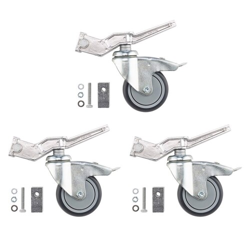 Avenger Braked Wheel Set of 3 fits 20mmx20mm & 25mmx25mm CS A9000N
