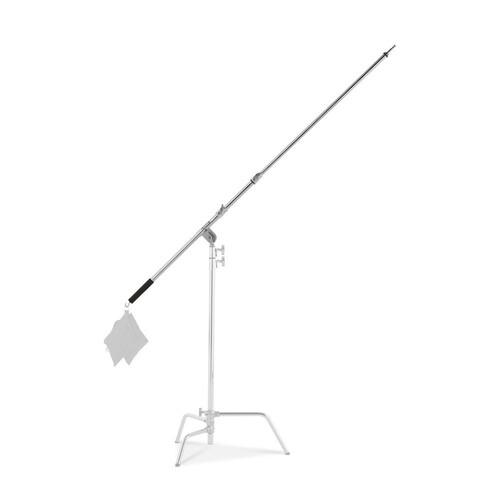 Avenger Mini Boom, Chrome Steel Silver w/Built-In Grip Head D600
