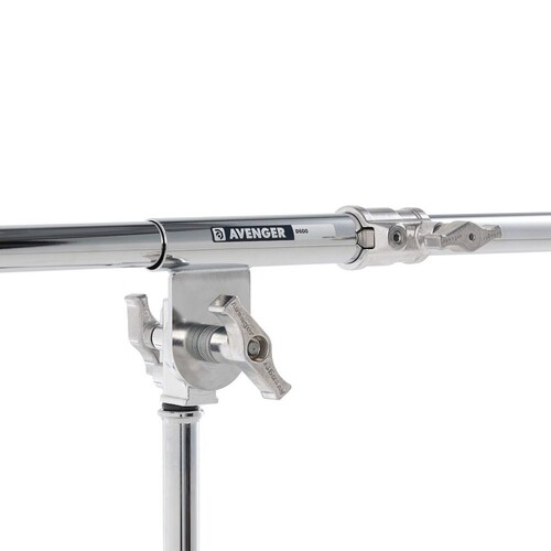 Avenger Mini Boom, Chrome Steel Silver w/Built-In Grip Head D600