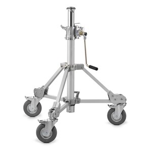 Avenger Strato Safe Crank-Up Stand 1 R Hard Wheels, Braked B7018 - Thumbnail
