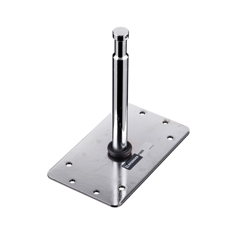 Avenger Wall Plate, Baby W/16mm/ 5/8in Fixed Spigot 6in/15cm F805