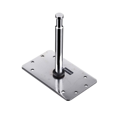 Avenger Wall Plate, Baby w/16mm/ 5/8in Fixed Spigot 6in/15cm F805