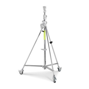 Avenger Wind Up Stand CS 3.9m/12.8' LowBoy 2R, Braked Wheels B6039CS - Thumbnail