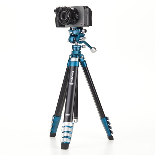 Benro CyanBird 2’si 1 arada Karbon Foto/Video Tripod Kiti