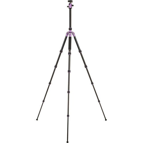Benro MeFOTO A-1350Q1P RoadTrip Aluminum Travel Tripod Kit (Purple)