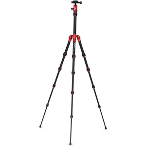 Benro - Benro MeFOTO A0350Q0R BackPacker Travel Tripod Kit (Red) (1)