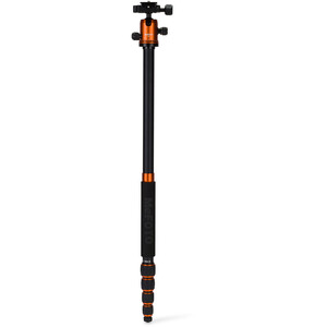 Benro MeFOTO A1350Q1C RoadTrip Aluminum Travel Tripod Kit (Orange) - Thumbnail