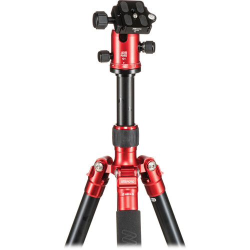 Benro MeFOTO A1350Q1R RoadTrip Aluminum Travel Tripod Kit (Red)