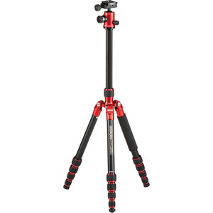 Benro MeFOTO A1350Q1R RoadTrip Aluminum Travel Tripod Kit (Red) - Thumbnail