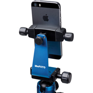 Benro MeFoto Aluminum Phone Holder Blue - Thumbnail