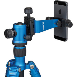 Benro MeFoto Aluminum Phone Holder Blue - Thumbnail