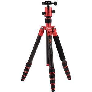 Benro - Benro MeFOTO C1350Q1R RoadTrip Carbon Fiber Travel Tripod Kit(Red)