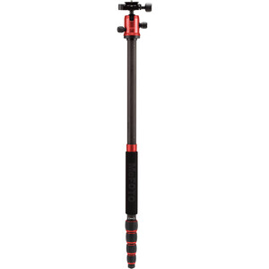Benro MeFOTO C1350Q1R RoadTrip Carbon Fiber Travel Tripod Kit(Red) - Thumbnail