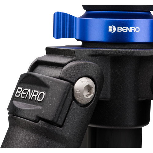 Benro TMA48CLB4 B4 Top Kafa ile Dört Serisi Karbon Fiber Tripod Kiti