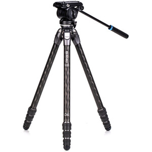 Benro Tortoise (Kaplumbağa) Karbon Video Tripod Kit Seri 2 - TTOR24CLVS4PRO - Thumbnail