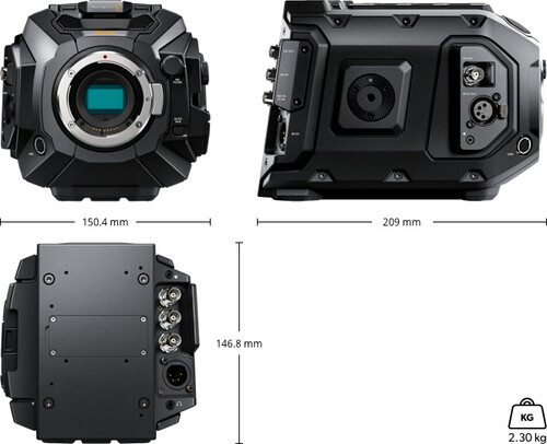 Blackmagic URSA Mini Pro 4.6K G2 Sinema Kamerası