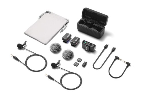 BOYA BOYAMIC 2 AI Creator Edition Çift Kişilik Kablosuz Yaka Mikrofonu