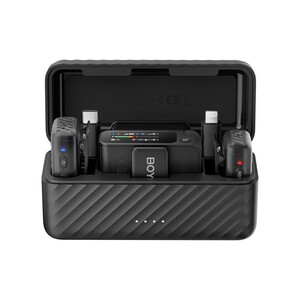 BOYA BOYAMIC 2 AI Creator Edition Çift Kişilik Kablosuz Yaka Mikrofonu - Thumbnail