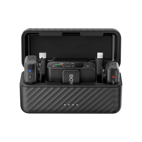 BOYA BOYAMIC 2 AI Creator Edition Çift Kişilik Kablosuz Yaka Mikrofonu