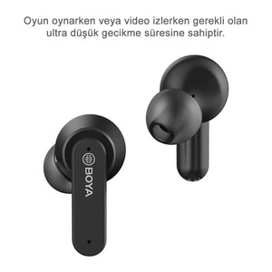 Boya BY-AP4 Kablosuz Bluetooth Kulaklık Siyah - Thumbnail