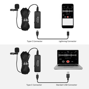 Boya BY-DM10 PC Iphone Telefon Yaka Mikrofonu - Thumbnail
