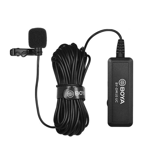 Boya BY-DM10UC PC Type-c Telefon Yaka Mikrofonu
