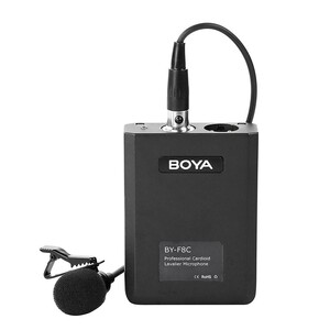 Boya - Boya BY-F8C Tek Yönlü Akustik Vokal Yaka Mikrofonu