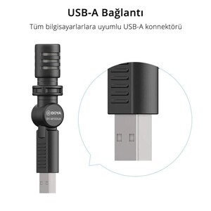 Boya - Boya BY-M100UA Kompakt USB Bilgisayar Mikrofonu (1)