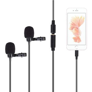 Boya BY-M2D Lisanslı Iphone İkili Yaka Mikrofonu - Thumbnail