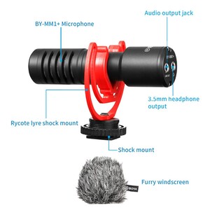 Boya - Boya BY-MM1+ Condenser Shotgun Mikrofon (1)