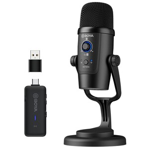 Boya BY-PM500W Kablolu - Kablosuz USB Condenser Mikrofon - Thumbnail