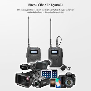 Boya BY-WM6S Uhf Kablosuz Yaka Mikrofonu - Thumbnail