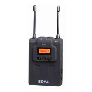 BOYA - Boya BY-WM8R İki Mikrofon Destekli Kablosuz Alıcı (1)