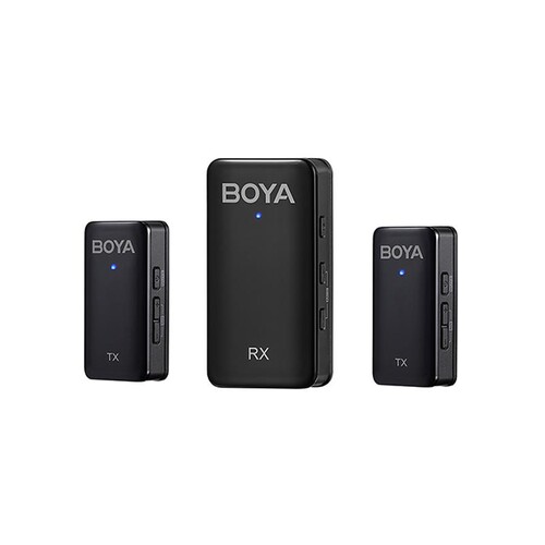 Boya BY-WMic5-M2 Ultra Kompakt Çift Kanallı Kablosuz İkili Yaka Mikrofonu