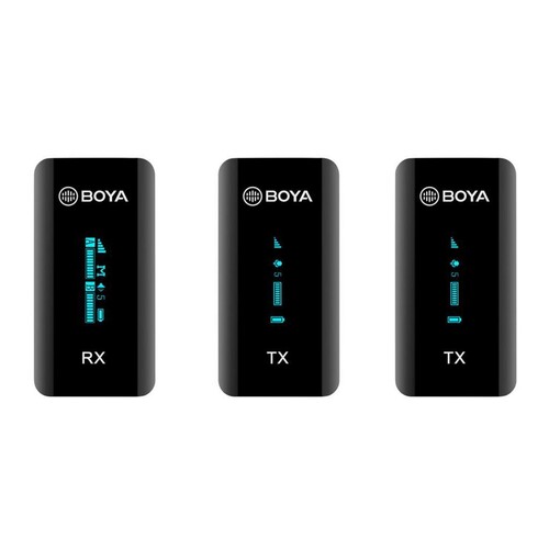 Boya BY-XM6-S2 Kablosuz İkili Yaka Mikrofonu