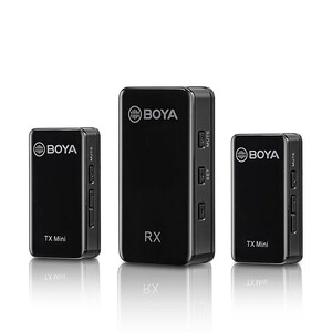 BOYA - Boya BY-XM6-S2 Mini Kablosuz İkili Yaka Mikrofonu (1)