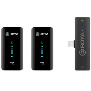 Boya - Boya BY-XM6 S4 İkili Kablosuz Yaka Mikrofonu - Lightning