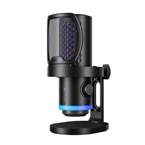 BOYA - BOYA CastMic G40 RGB Aydınlatmalı Gürültü Engellemeli USB Mikrofon ve Masa Standı