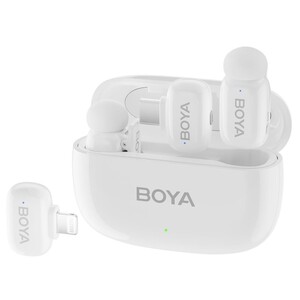 BOYA Mini Wireless Yaka Mikrofonu - Beyaz - Thumbnail
