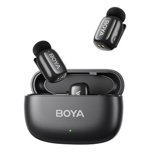 BOYA Mini Wireless Yaka Mikrofonu - Siyah - Thumbnail