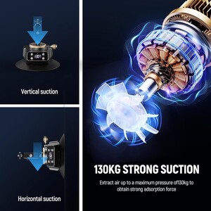 CA017 Motorlu Vantuzlu Aksiyon Kamera Tutucu - Thumbnail