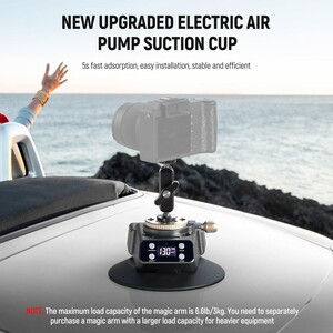 CA017 Motorlu Vantuzlu Aksiyon Kamera Tutucu - Thumbnail