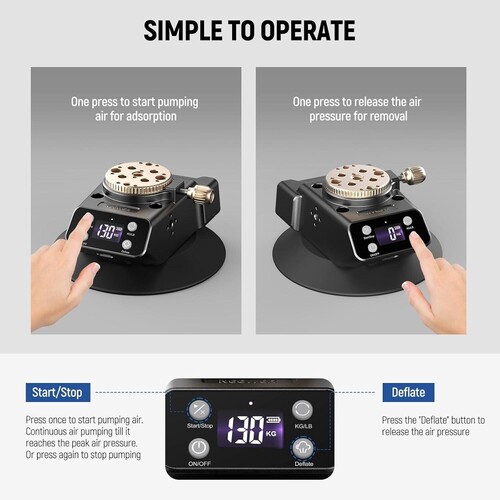 CA017 Motorlu Vantuzlu Aksiyon Kamera Tutucu