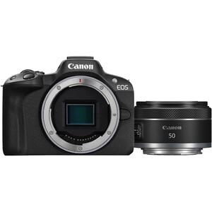 Canon - Canon EOS R50 + RF 50mm f/1.8 FotoVlog Kit 2 (1)