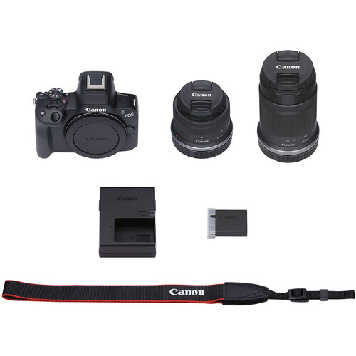 Canon EOS R50 RF-S 18-45mm + 55-210mm Lens Kit